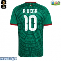 Mexico Alexis Vega #10 Hjemmedrakt VM 2026 Kortermet